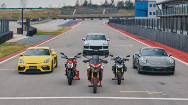 Porsche &amp; Ducati Experience 2025: per migliorare la tecnica di guida su due e quattro ruote