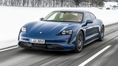 Porsche Taycan, 3/4 anteriore