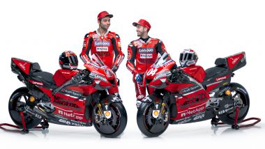 Presentazione Ducati Desmosedici GP20, Andrea Dovizioso e Danilo Petrucci