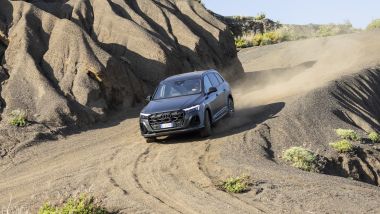 Prova Audi Q7 2024: può affrontare l'off road non troppo impegnativo senza problemi