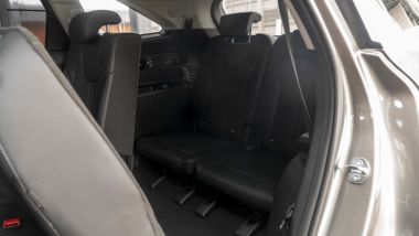 Prova Kia Sorento HEV: la terza fila di sedili per sette posti di serie