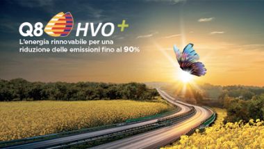 Q8 HVO+, il biocarburante di Q8