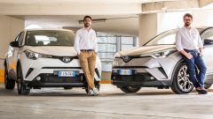 Toyota C-HR Hybrid  e C-HR 1.2 Turbo: prova confronto, consumi, costi