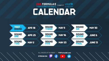 Race at Home Challenge, il calendario della serie Esport Formula E