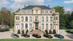 Raduno Bugatti Veyron e Chiron collezione Singh a Molsheim