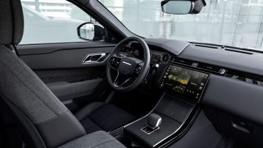 Range Rover Velar P400e plug-in hybrid, la console centrale