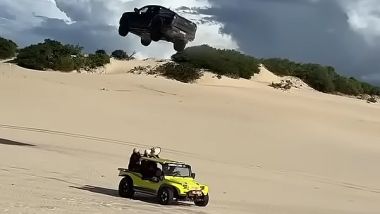 Ranger Raptor, pickup con le ali (Foto: YouTube/@Desconhecido agora)