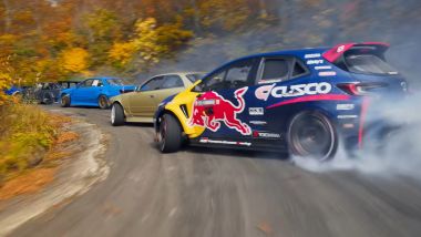 Red Bull drifting: la Toyota GR Corolla all'inseguimento dei rivali
