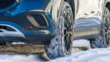 Registrare la stabilità sia sul bagnato, sia su neve