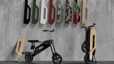Reinova To-Move: lo scooter elettrico pieghevole in bamboo è personalizzabile