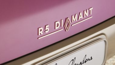 Renault 5 Diamant, il nome della vettura sul portellone