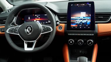 Renault Captur 2019: niente head up display, neanche optional