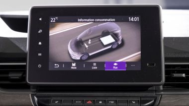 Renault Kangoo E-Tech Electric: l'infotainment con le informazioni sulla guida in EV