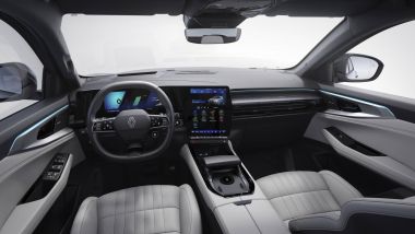 Renault: l'abitacolo di Espace con la plancia digitale e infotainment Google Gemini