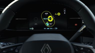 Renault Twingo E-Tech Electric: dovete abituarvi alle leve di comando dietro il volante a destra