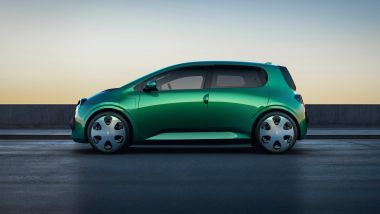 Renault Twingo E-Tech Electric Prototype, vista laterale