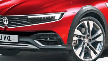 Render nuova Opel Insignia: dettaglio anteriore