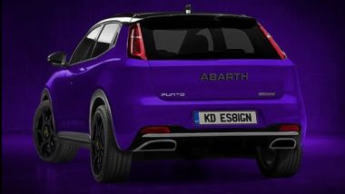 Rendering Fiat Punto: interpretazione indipendente di una futura compatta italiana