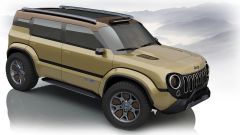 Nuova Jeep Renegade: il rendering del SUV elettrico 