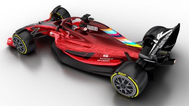 Rendering ufficiale monoposto F1 2021