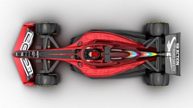Rendering ufficiale monoposto F1 2022