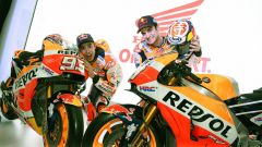 Team Repsol Honda 2018 MotoGP piloti Marc Marquez e Dani Pedrosa