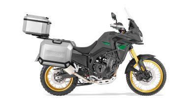 Rieju Aventura 500 col tris di valigie