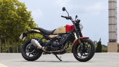 Royal Enfield Guerrilla 450: per la nuova roadster cerchi in lega da 17 pollici