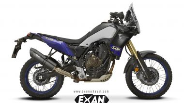 Scarico Exan X-Black carbonio per Yamaha Ténéré 700