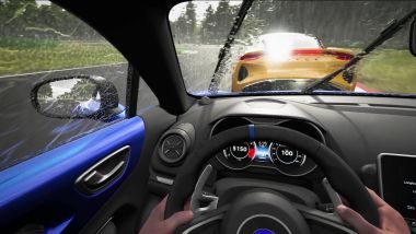 Sfida l'A.I. sotto la pioggia in Assetto Corsa Evo