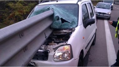 Sicurezza stradale: un grave incidente che coinvolge un guardrail in acciaio