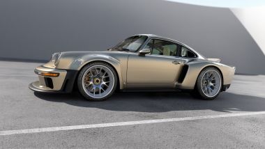Singer Porsche 911 DLS Turbo (stradale), i cerchi anteriori sono da 19'', i posteriori da 20''