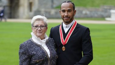 Sir Lewis Hamilton con la madre