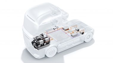 Sistema a fuel cell Bosch per il trasporto pesante