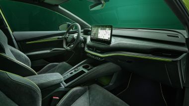 Skoda Elroq: l'abitacolo spazioso e di ottima qualità costruttiva