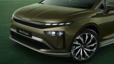 Skoda Enyaq 2025, il nuovo frontale