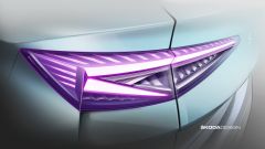 Nuova Skoda Enyaq iV: i fari full LED Matrix del SUV EV
