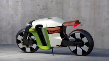 Skoda Slavia B concept 2025, vista 3/4 posteriore
