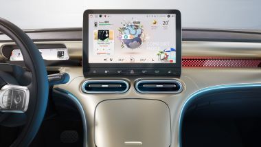 Smart #1, le 10 (+1) cose smart del SUV elettrico tedesco: l'infotainment evoluto