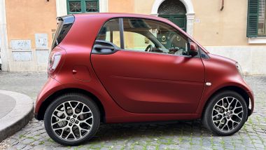Smart EQ Fortwo Racingred: laterale