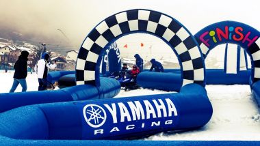 Snow Kids Yamaha, l'area attrezzata per le motoslitte