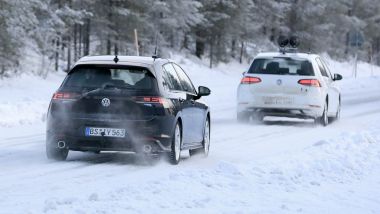 Sorpresa al Circolo Polare Artico la nuova Volkswagen Golf GTI 2020