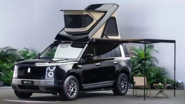Stelato G9: tra gli optional c'è una completa attrezzatura per il campeggio e la vita outdoor