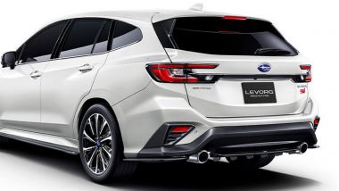 Subaru Levorg STi Sport prototype 2020, dettaglio del posteriore