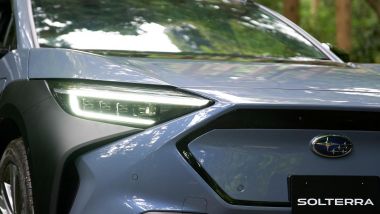 Subaru Solterra 2022: la griglia anteriore