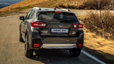 Subaru XV 4dventure, vista di 3/4 posteriore