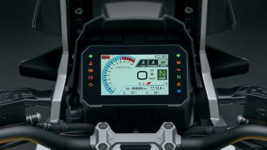 Suzuki V-Strom 1050 e 1050DE 2023: il nuovo display TFT LCD da 5''