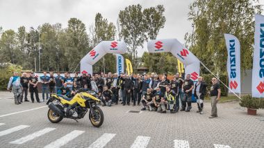 Suzuki V-Strom Day 2021: la partenza