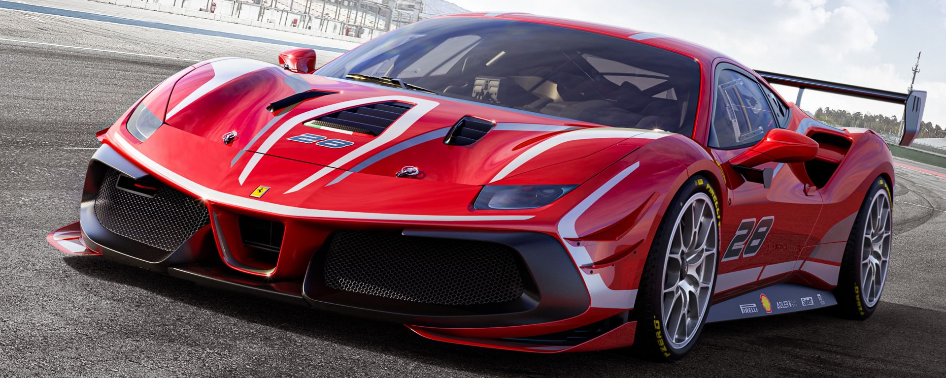 Ferrari 488 Challenge Evo Motori Prestazioni Potenza