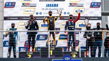 TCR Europe 2020: il podio finale nell'appuntamento di Jarama